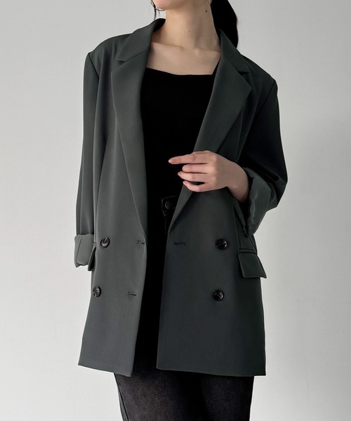 バックリボンテーラードジャケット＋ショートパンツSET