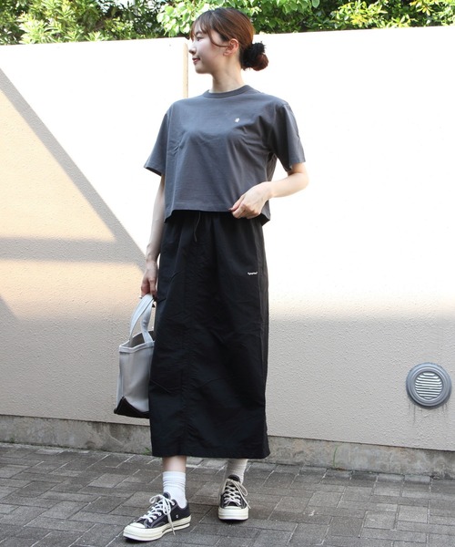 GYMPHLEX(ジムフレックス)の「Gymphlex/ジムフレックス クルーネックプルオーバー CREW NECK PULLOVER GY-C0489 CPJ(Tシャツ/カットソー・レディース・ブラウン/ネイビー/ナチュラル/チャコールグレー・14)」の8枚目の写真