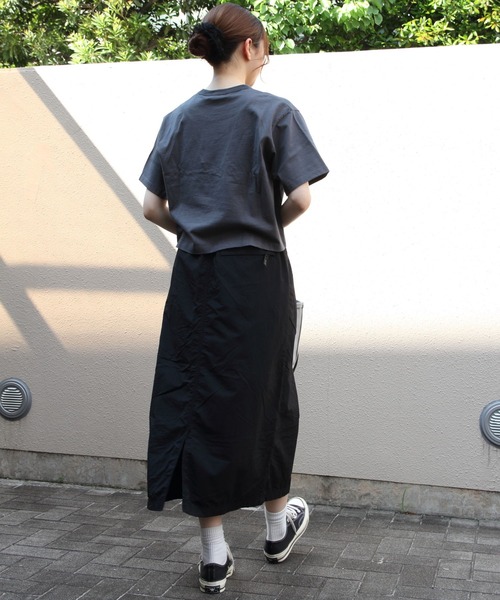 GYMPHLEX(ジムフレックス)の「Gymphlex/ジムフレックス クルーネックプルオーバー CREW NECK PULLOVER GY-C0489 CPJ(Tシャツ/カットソー・レディース・ブラウン/ネイビー/ナチュラル/チャコールグレー・14)」の10枚目の写真