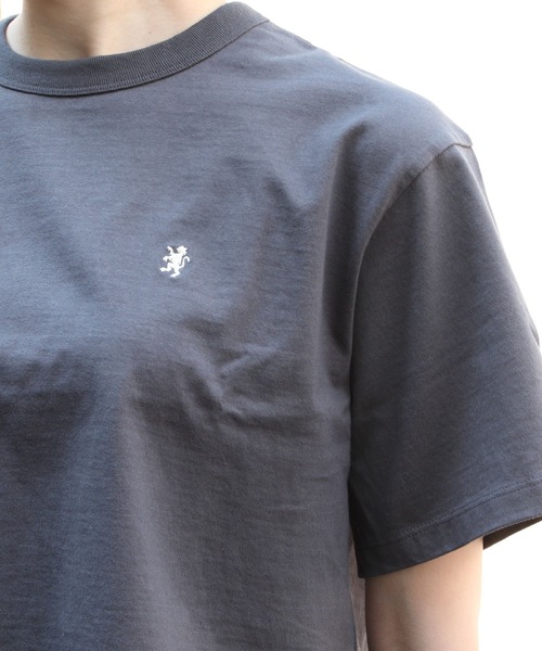 GYMPHLEX(ジムフレックス)の「Gymphlex/ジムフレックス クルーネックプルオーバー CREW NECK PULLOVER GY-C0489 CPJ(Tシャツ/カットソー・レディース・ブラウン/ネイビー/ナチュラル/チャコールグレー・14)」の11枚目の写真