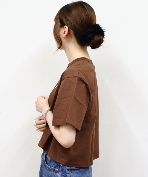 GYMPHLEX(ジムフレックス)の「Gymphlex/ジムフレックス クルーネックプルオーバー CREW NECK PULLOVER GY-C0489 CPJ(Tシャツ/カットソー・レディース・ブラウン/ネイビー/ナチュラル/チャコールグレー・14)」の20枚目の写真