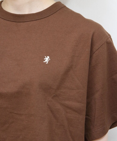 GYMPHLEX(ジムフレックス)の「Gymphlex/ジムフレックス クルーネックプルオーバー CREW NECK PULLOVER GY-C0489 CPJ(Tシャツ/カットソー・レディース・ブラウン/ネイビー/ナチュラル/チャコールグレー・14)」の22枚目の写真
