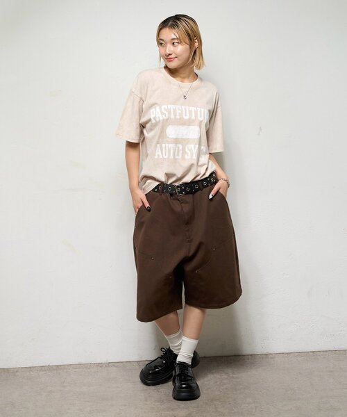 WHO'S WHO gallery(フーズフーギャラリー)の「【KOOKYN】 PASTFUTUREカレッジケミカルウオッシュTEE/3サイズ(Tシャツ/カットソー・レディース・チャコールグレー/グレー/アイボリー・LARGE/SMALL/MEDIUM)」の20枚目の写真