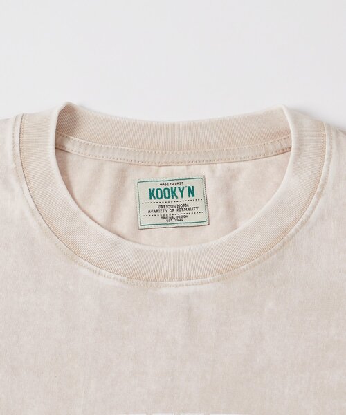 WHO'S WHO gallery(フーズフーギャラリー)の「【KOOKYN】 PASTFUTUREカレッジケミカルウオッシュTEE/3サイズ(Tシャツ/カットソー・レディース・チャコールグレー/グレー/アイボリー・LARGE/SMALL/MEDIUM)」の8枚目の写真