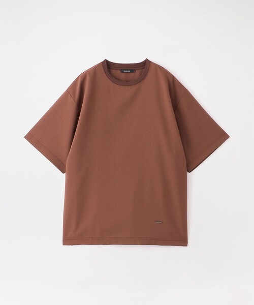 LOVELESS（ラブレス）の「ウーステッドポリオーバーTシャツ（Tシャツ/カットソー・メンズ・ブラック/ホワイト系その他/ブラウン系その他3/グリーン系その他3・M/L）」の7枚目の写真