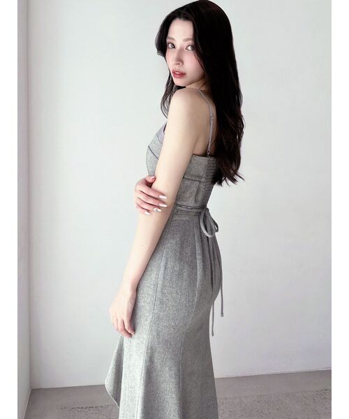 バイカラーアシンメトリーキャミワンピース（ワンピース）｜RESEXXY