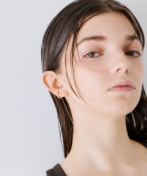 ete（エテ）の「チェーン ライナーカフ（イヤーカフ・レディース・イエローゴールド/プラチナム・FREE）」の8枚目の写真