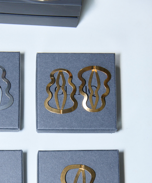 セール】CLINQ 別注 NAOMI SET XS[GOLD]：ヘアクリップ（バレッタ/ヘア