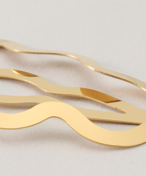 セール】CLINQ 別注 NAOMI SET XS[GOLD]：ヘアクリップ（バレッタ/ヘア