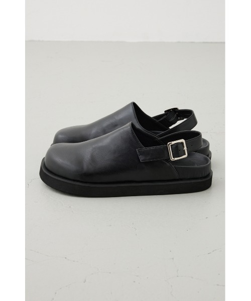 crie conforto（クリーコンフォルト）の「バックベルトサボ　靴（スリッポン・レディース・ブラウン/ブラック・LL/LARGE/MEDIUM/SMALL）」の5枚目の写真