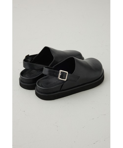 crie conforto（クリーコンフォルト）の「バックベルトサボ　靴（スリッポン・レディース・ブラウン/ブラック・LL/LARGE/MEDIUM/SMALL）」の6枚目の写真