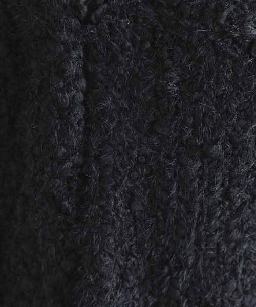 RAGEBLUE(レイジブルー)の「フロントフック/Vネックスラブニットベスト(ベスト・レディース・オフホワイト/ブラック・FREE)」の19枚目の写真