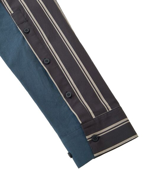 Editt by YECCA VECCA（エディットバイイェッカヴェッカ）の「2way袖デザインロングシャツ（シャツ/ブラウス・レディース・ブラック系その他2/イエロー系その他3/カーキ・FREE）」の10枚目の写真