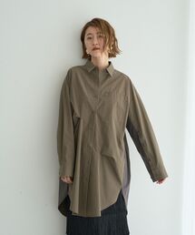 Editt by YECCA VECCA | 2way袖デザインロングシャツ(シャツ/ブラウス)