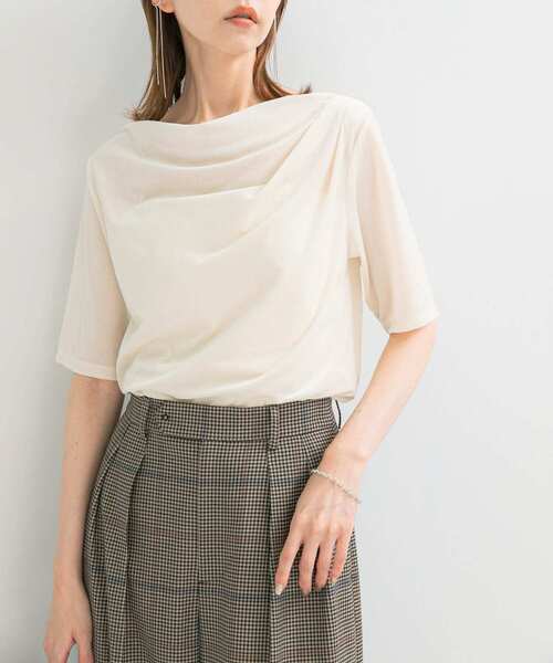セール】シアーストレッチベロアカットソー（Tシャツ/カットソー