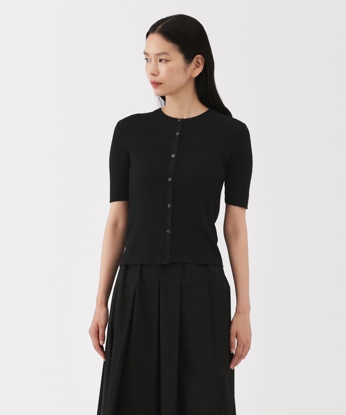 MUJI Labo(ムジラボ)の「〔MUJI Labo〕婦人 強撚コットンニット半袖カーディガン(カーディガン/ボレロ・レディース・オフホワイト・M)」の12枚目の写真