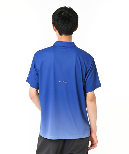 NEW BALANCE（ニューバランス）の「ファンクショナルポロシャツ（ポロシャツ・メンズ・ブルー/イエロー/ヘザーグレー・MEDIUM/LARGE/X-LARGE/SMALL）」の12枚目の写真