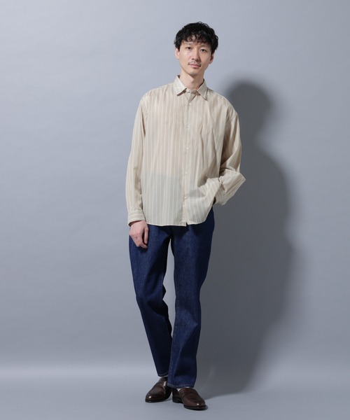 NANO universe（ナノユニバース）の「RED CARD/別注 Dapper（デニムパンツ・メンズ・ブラック/インディゴブルー・32/30/28）」の4枚目の写真