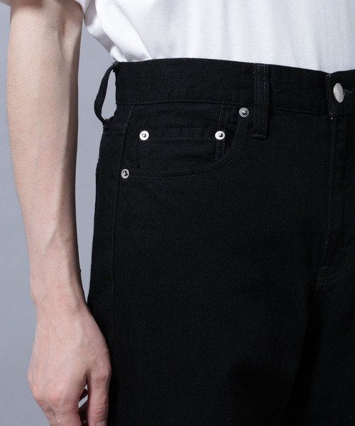 NANO universe（ナノユニバース）の「RED CARD/別注 Dapper（デニムパンツ・メンズ・ブラック/インディゴブルー・32/30/28）」の15枚目の写真