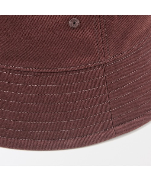 無印良品（ムジルシリョウヒン）の「ＵＶカットコットンツイル　バケットハット（ハット・レディース・ダークグリーン/ブラック/ブラウン/ダークベージュ・56.5-59cm）」の14枚目の写真