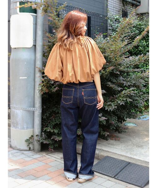 Ungrid（アングリッド）の「フェイクスウェードハーフスリーブバルーンブラウス（シャツ/ブラウス・レディース・キャメル/ベージュ・FREE）」の15枚目の写真