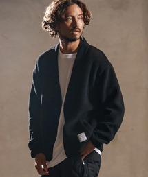 wjk reluxe（ダブルジェーケーリラックス）の「mcg3681-boa fleece X cardigan ボアフリースカーディガン(WR25W-08)（カーディガン/ボレロ）」