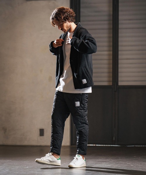 wjk reluxe（ダブルジェーケーリラックス）の「mcg3681-boa fleece X cardigan ボアフリースカーディガン(WR25W-08)（カーディガン/ボレロ・メンズ・ブラック/アイボリー/グレー・L/M/S）」の21枚目の写真