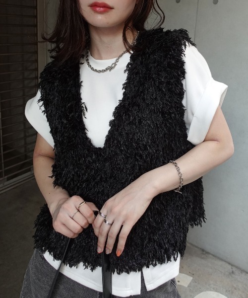 セール】フリンジベスト（Tシャツ/カットソー）｜CORNERS（コーナーズ