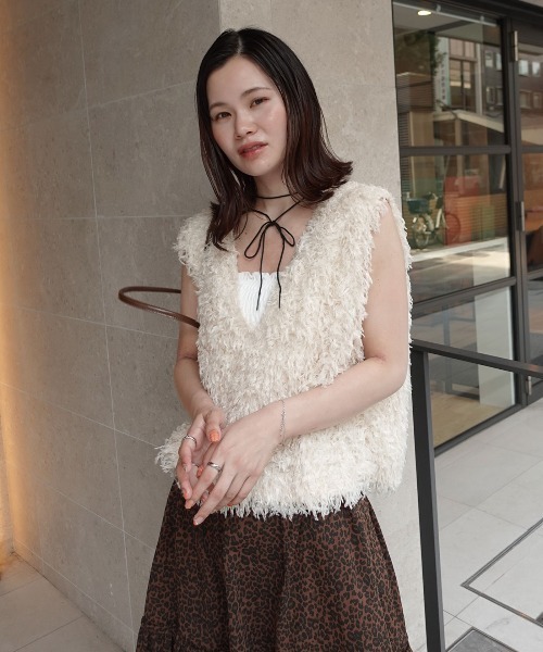 セール】フリンジベスト（Tシャツ/カットソー）｜CORNERS（コーナーズ