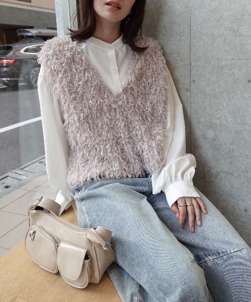 セール】フリンジベスト（Tシャツ/カットソー）｜CORNERS（コーナーズ