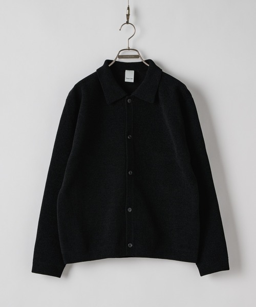 CASPER JOHN（キャスパージョン）の「Mole knit shirts / モールニットシャツ（シャツ/ブラウス・メンズ・ワイン/ブラック/ブルー・LARGE/MEDIUM/SMALL/X-SMALL）」の12枚目の写真