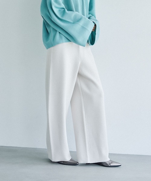 LEPSIM（レプシィム）の「12ゲージジャガードコクーンパンツ　571635（その他パンツ・レディース・グレイッシュベージュ/ブラック/ブラウン・FREE）」の3枚目の写真