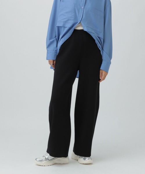 LEPSIM（レプシィム）の「12ゲージジャガードコクーンパンツ　571635（その他パンツ・レディース・グレイッシュベージュ/ブラック/ブラウン・FREE）」の4枚目の写真