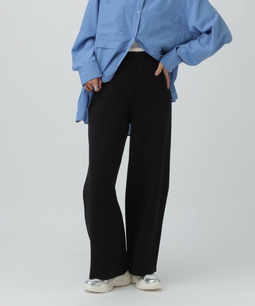 LEPSIM（レプシィム）の「12ゲージジャガードコクーンパンツ　571635（その他パンツ・レディース・グレイッシュベージュ/ブラック/ブラウン・FREE）」の6枚目の写真