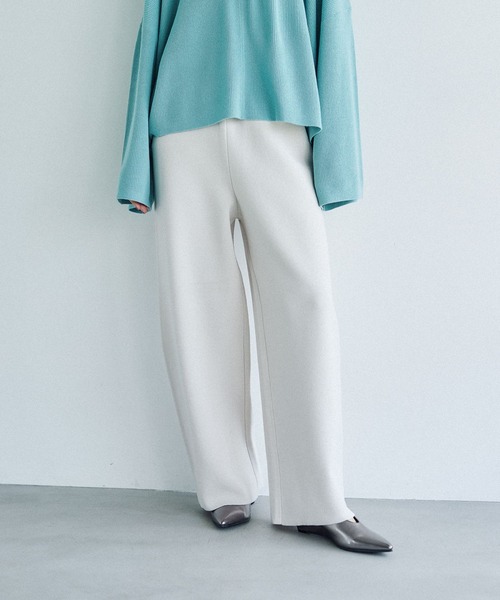 LEPSIM（レプシィム）の「12ゲージジャガードコクーンパンツ　571635（その他パンツ・レディース・グレイッシュベージュ/ブラック/ブラウン・FREE）」の11枚目の写真