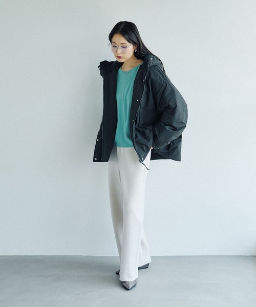 LEPSIM（レプシィム）の「12ゲージジャガードコクーンパンツ　571635（その他パンツ・レディース・グレイッシュベージュ/ブラック/ブラウン・FREE）」の15枚目の写真