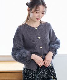 《手洗い可能》TORRAZZO DONNA別注ラビットファーニット