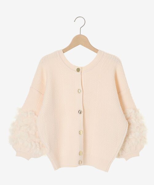 le.coeur blanc(ルクールブラン)の「《手洗い可能》TORRAZZO DONNA別注ラビットファーニット(ニット/セーター・レディース・アイボリー/ブラウン/ブラック/グレー・38)」の5枚目の写真