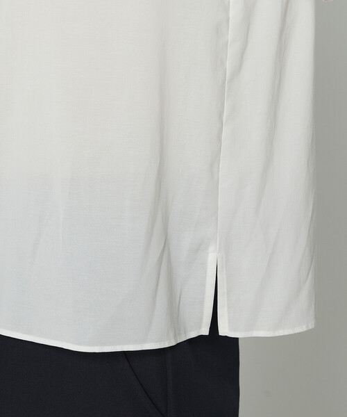 COMME CA（コムサ）の「ドライシアーツイル シャツブラウス（シャツ/ブラウス・レディース・ホワイト/ネイビー・11号/9号）」の16枚目の写真