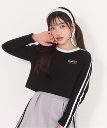 PINKHUNT | PINKHUNT ピンクハント 2ライン ショート丈ロンT 0871K(Tシャツ/カットソー)