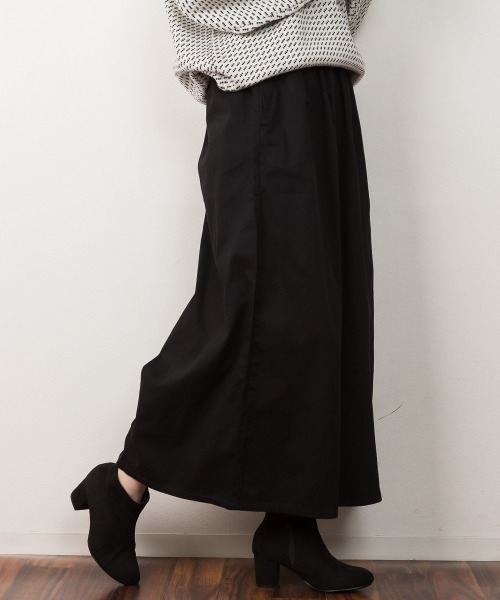 RCD(アールシーディー)の「ツイルガウチョワイドパンツ(チノパンツ・レディース・カーキ/ブラック/ベージュ・LL/L/3L/M/4L)」の5枚目の写真
