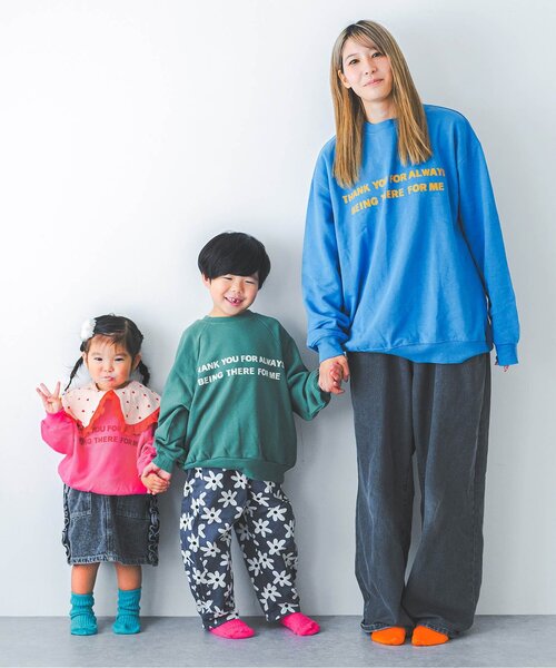 家族お揃いでイロチ買いしたいロゴトレーナー(大人） リンク