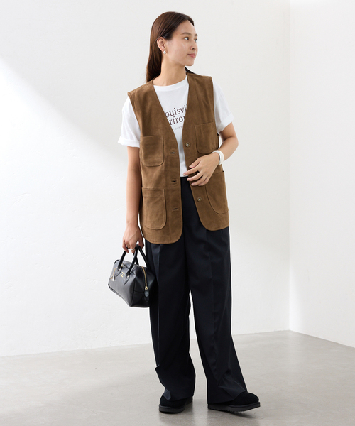 THRIFTY LOOK/スリフティルック 別注ワークスウェードベスト（その他