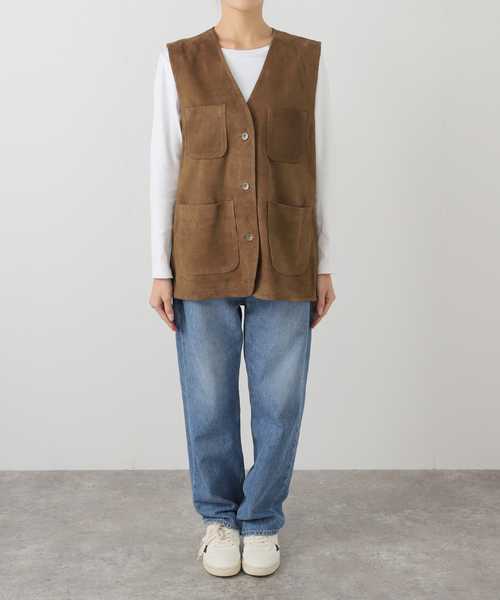 セール】THRIFTY LOOK/スリフティルック 別注ワークスウェードベスト