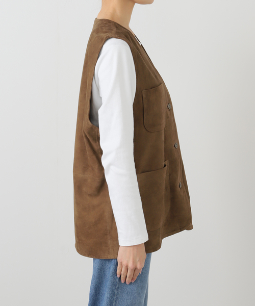 セール】THRIFTY LOOK/スリフティルック 別注ワークスウェードベスト