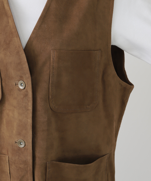 セール】THRIFTY LOOK/スリフティルック 別注ワークスウェードベスト