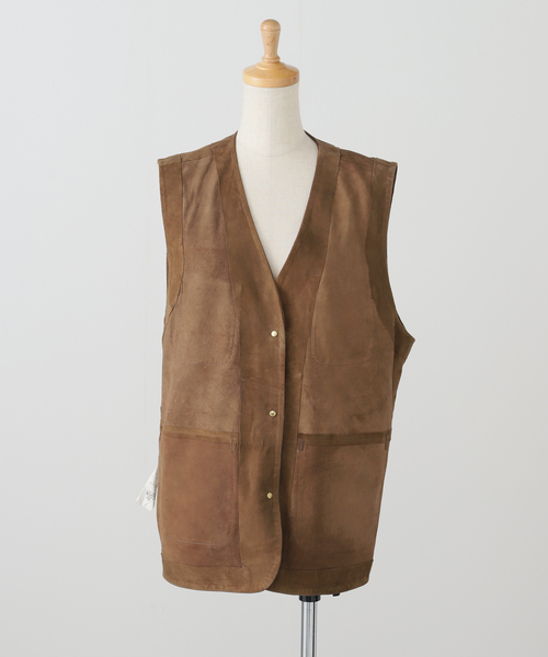 セール】THRIFTY LOOK/スリフティルック 別注ワークスウェードベスト