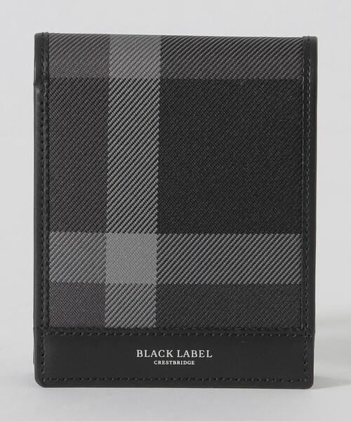トーナルクレストブリッジチェックウォレット◇ブラウン セール】トーナルクレストブリッジチェックパスウォレット（財布