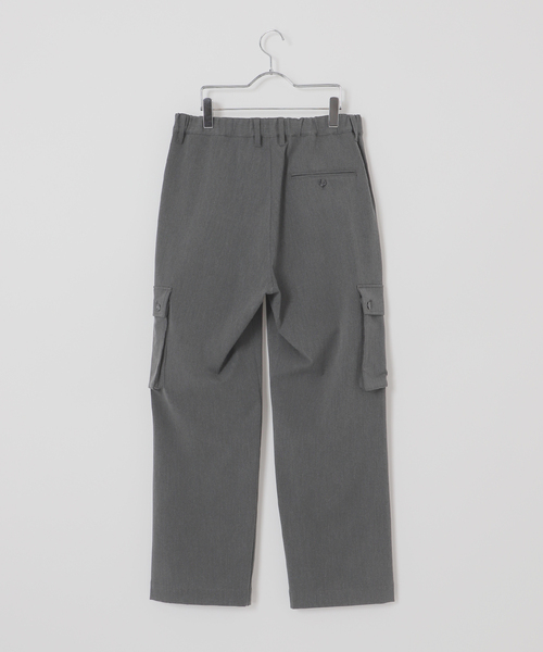 B.C STOCK（ベーセーストック）の「【Deux Allures/ドゥ アリュール】ウラキモウ カーゴスラックス（カーゴパンツ・メンズ・ライトグレー/ベージュ・MEDIUM/LARGE）」の22枚目の写真