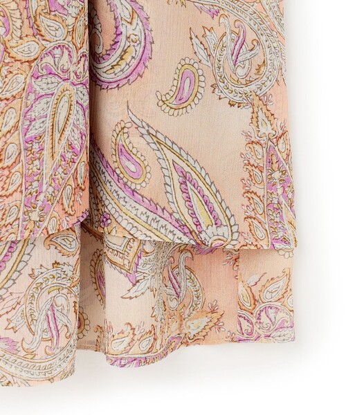 洗える】Erica クレープペイズリープリント スカート（スカート）｜23